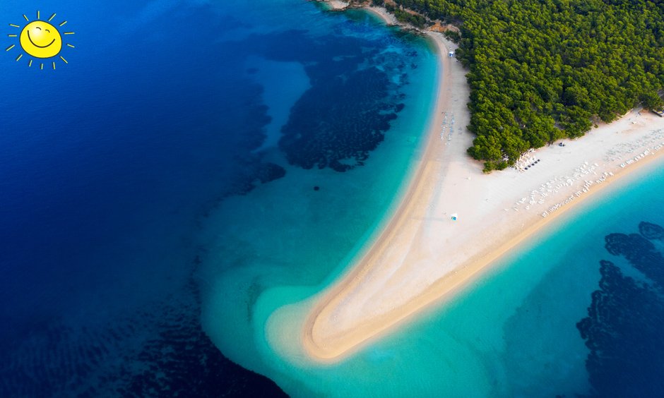 Zlatni rat – półwysep w Chorwacji, będący częścią wyspy Brač na Morzu Adriatyckim fot. Canva PRO