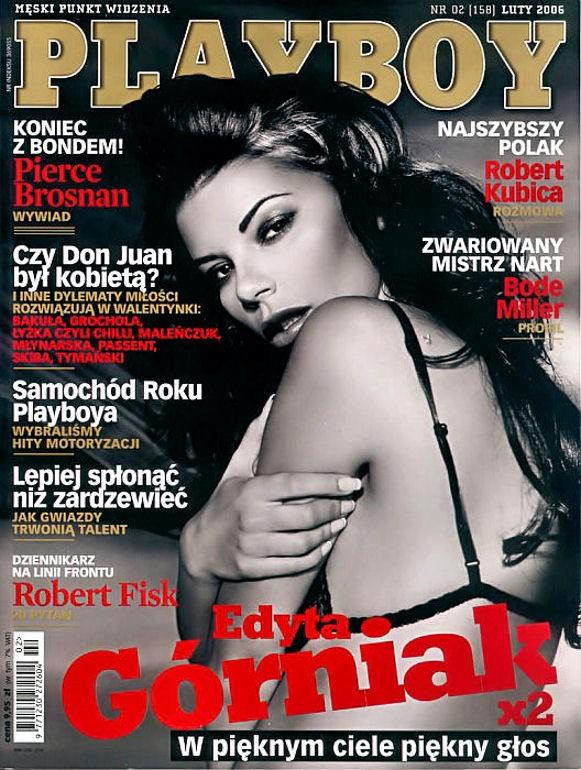 Edyta Górniak na okładce "Playboya", luty 2006 rok