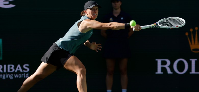 Iga Świątek straci na pozycję wiceliderki rankingu WTA. Odpadła w ćwierćfinale Indian Wells