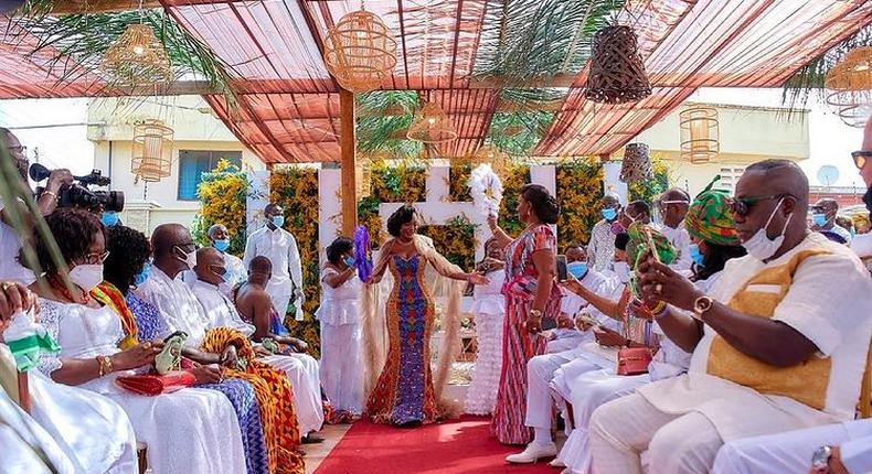 Naa Dromo Korankye-Ankrah and Charles Nimo's traditional wedding in photos