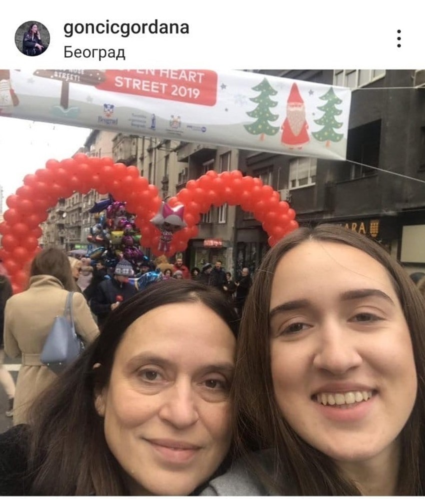 Aleksandra Goncić sa majkom