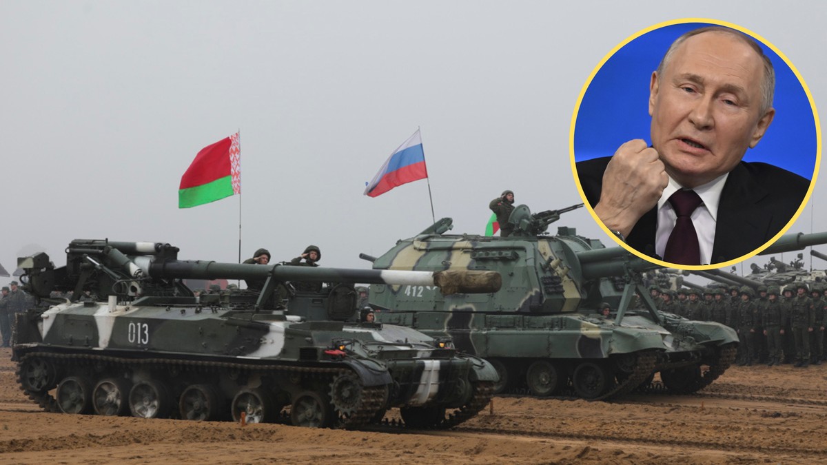 Władimir Putin ściąga żołnierzy na Białoruś. Sąsiad Polski ujawnia szczegóły