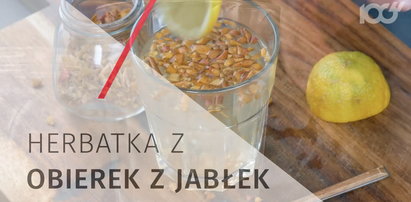 Herbata z obierek z jabłek