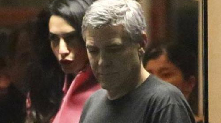 Így romantikázik George Clooney és felesége – fotók!