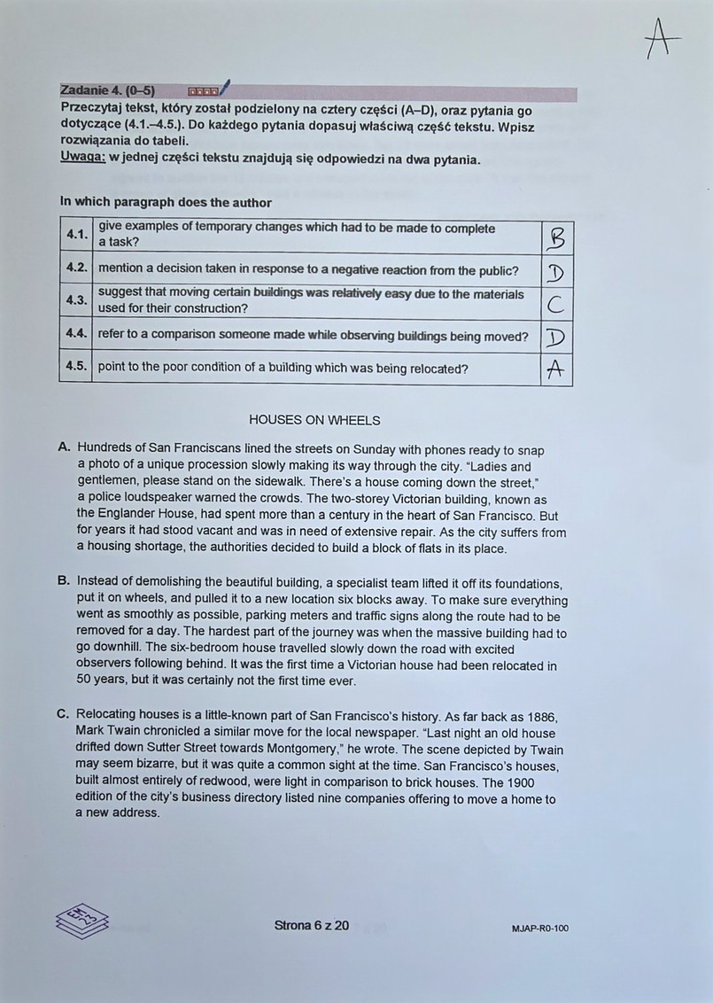 Matura 2024. Język angielski - poziom rozszerzony [ARKUSZE CKE i ODPOWIEDZI]