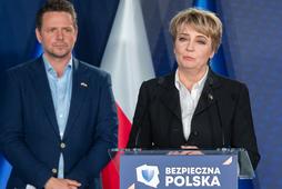 Hanna Zdanowska i Rafał Trzaskowski