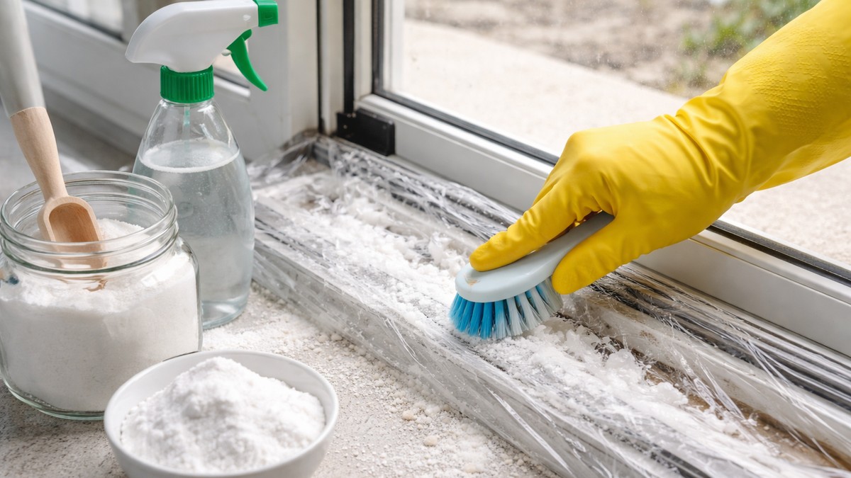 Čišćenje okvira prozora 