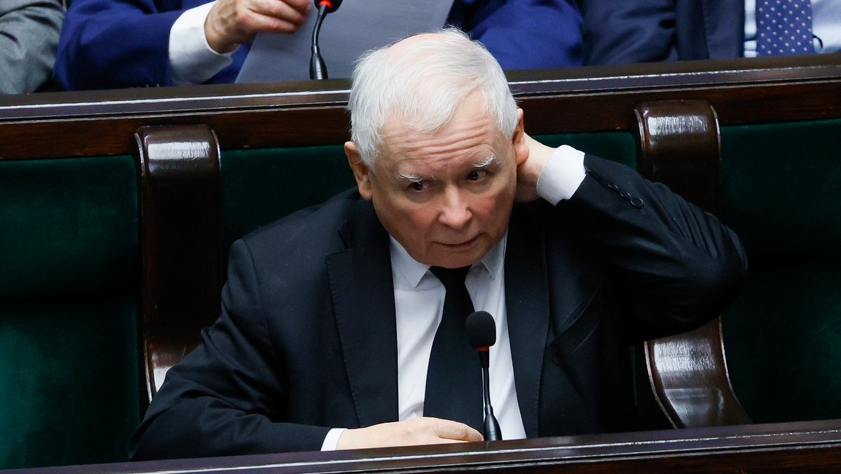 Jarosław Kaczyński w Sejmie