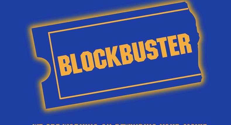 A cryptic message that's been on Blockbuster's website for months has ...