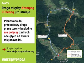 #nietędydroga: Magurski Park Narodowy dla pieszych i rowerzystów. Nie dla samochodów