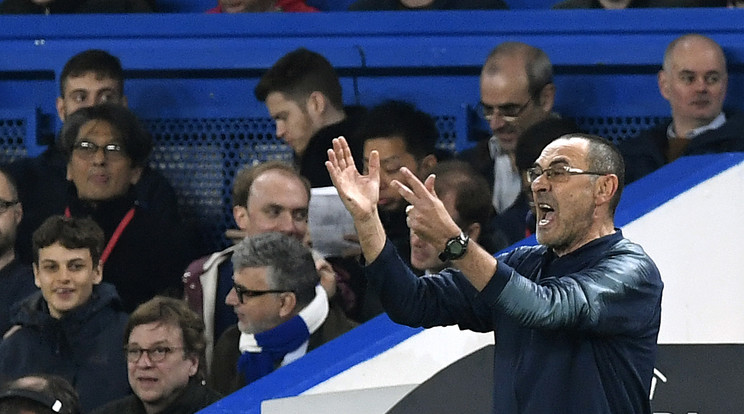 Maurizio Sarri három évre írt alá a bajnok Juventushoz / Fotó: MTI - EPA Will Oliver