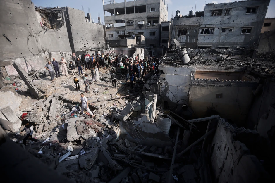 Izbeglički kamp u Kan Junisu u Gazi nakon izraelskog bombardovanja 1. decembra