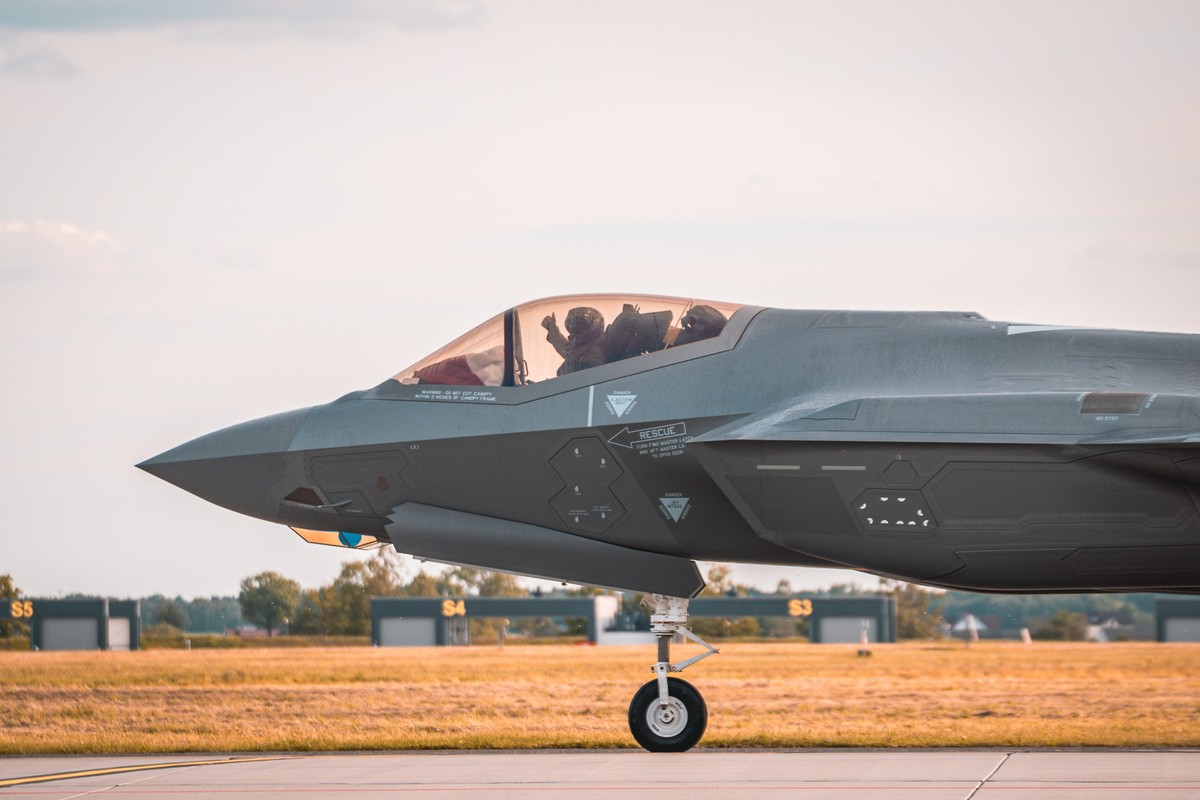 Dziwny kolor szachownic na polskich F-35. Na ten szczegół mało kto zwrócił uwagę