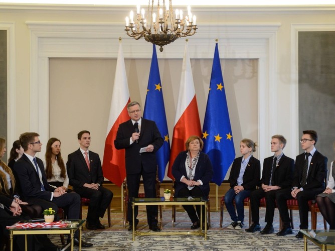 Anna i Bronisław Komorowscy