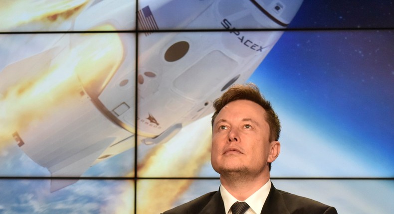 SpaceX founder and chief engineer Elon Musk.