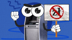 Widzieliście kiedyś strajkujący… bankomat? Owszem, widzieliście i być może zobaczycie jeszcze nie raz