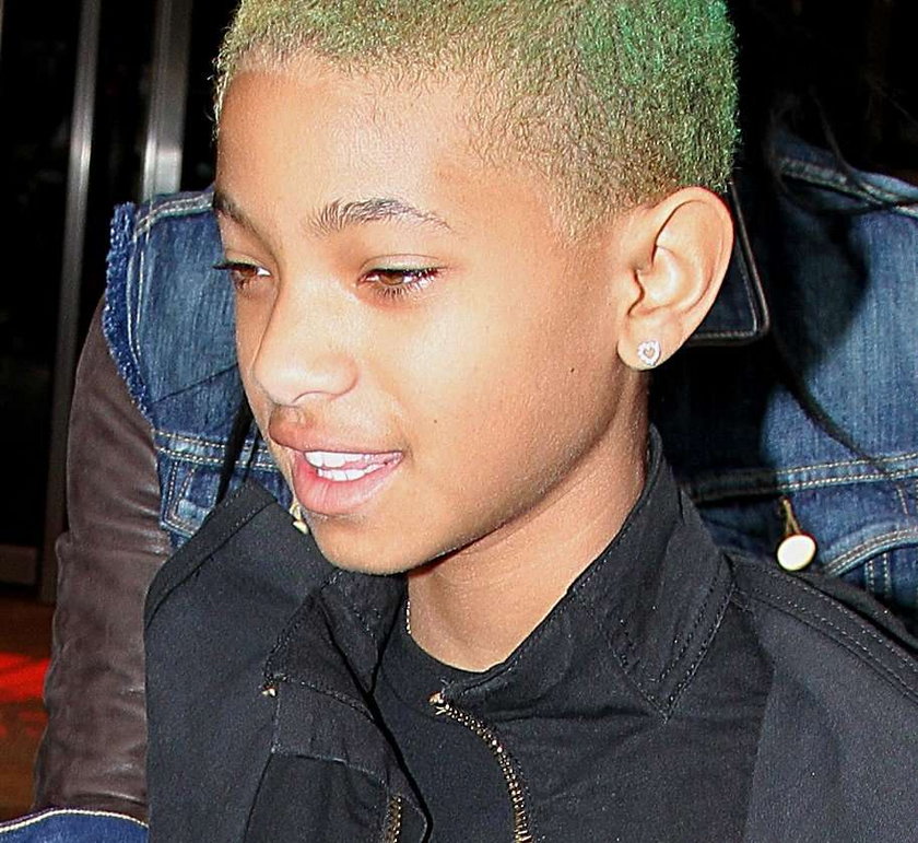 Zielone włosy Willow Smith