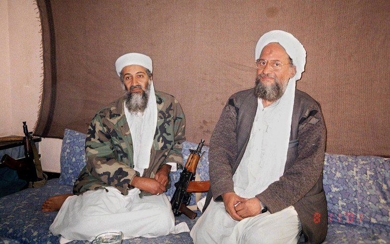 Osama bin Laden i Ajman al-Zawahiri w 2001 r.