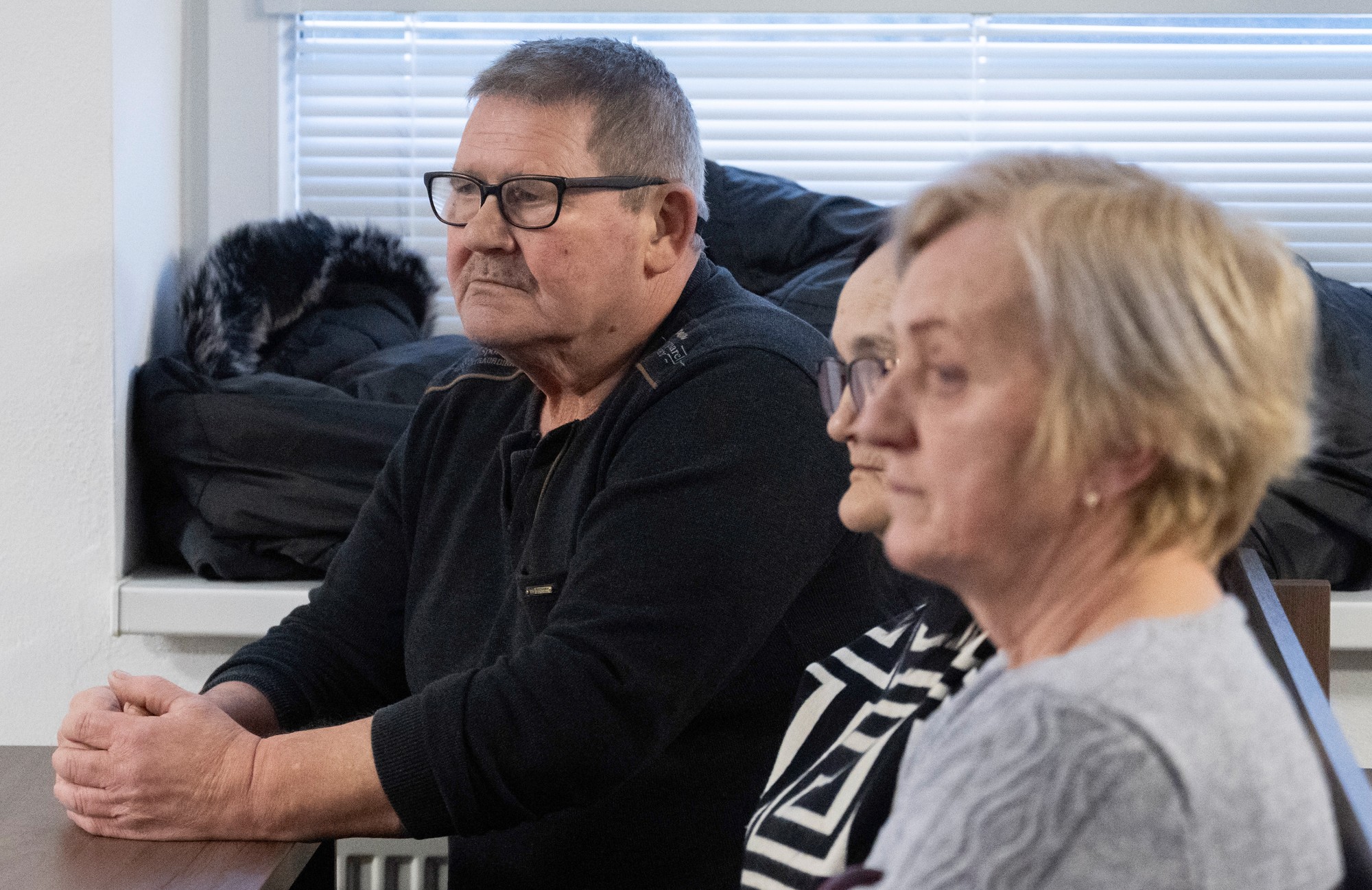 Na snímke zľava rodičia Jána Kuciaka, Jozef a Jana Kuciakoví a Zlatica Kušnírová, matka Martiny Kušnírovej.