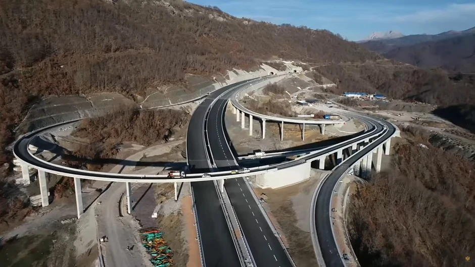 CG autoput radovi 10 foto Youtube Ministarstvo kapitalnih investicija