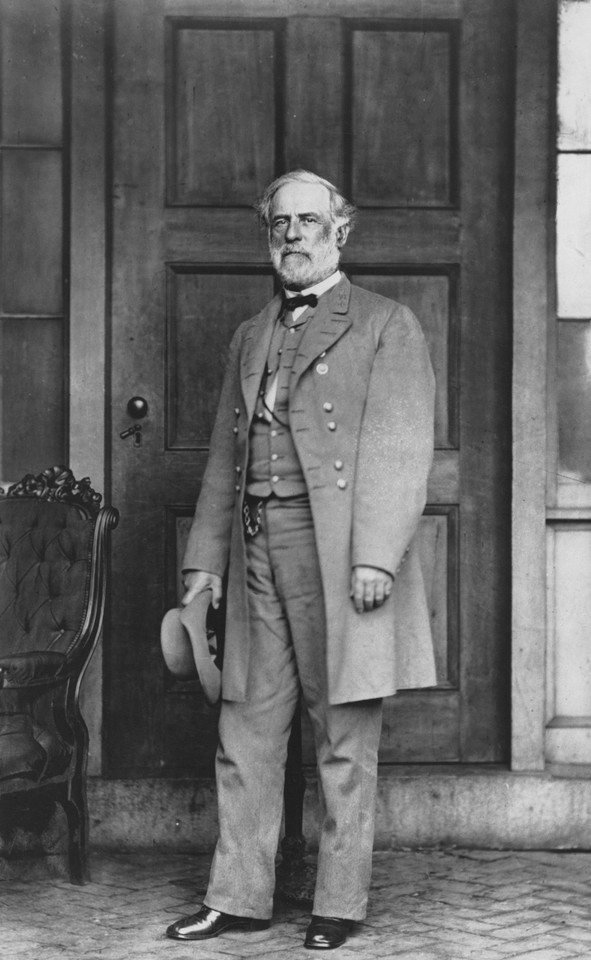 Robert E. Lee (1807-70), Richmond, Virginia. Zdjęcie z 16 kwietnia 1865 roku