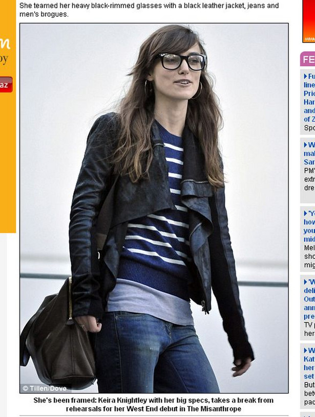 Luzacki styl a la Keira Knightley