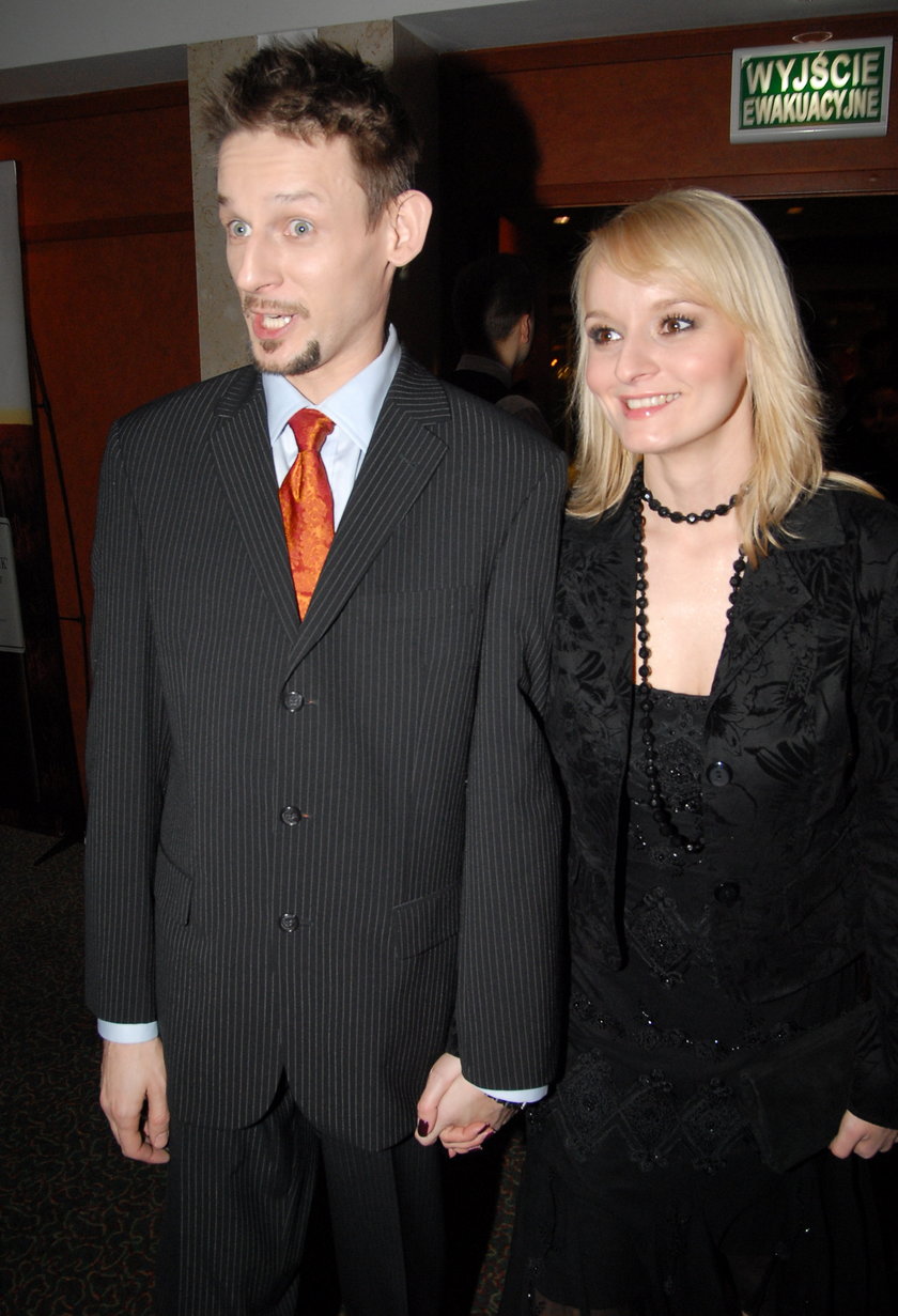Michał Wójcik z żoną