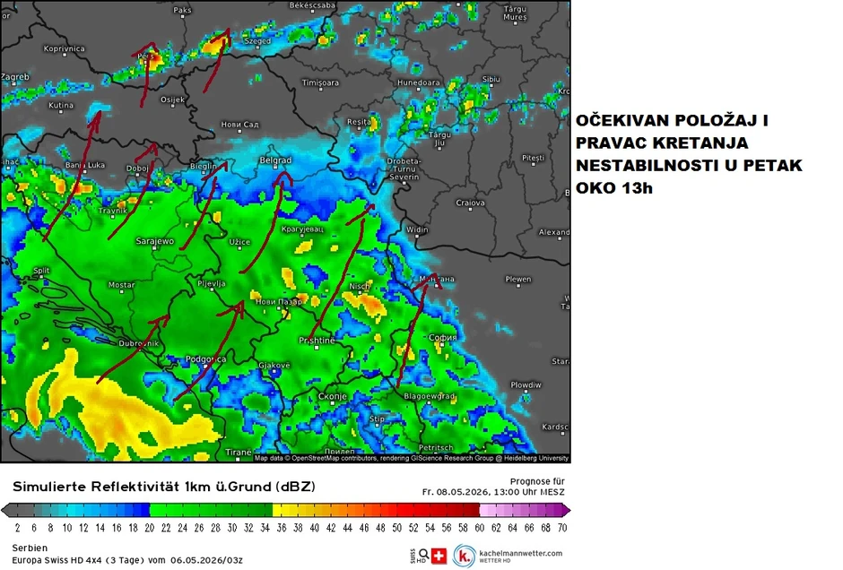 Mapa nestabilnosti - petak