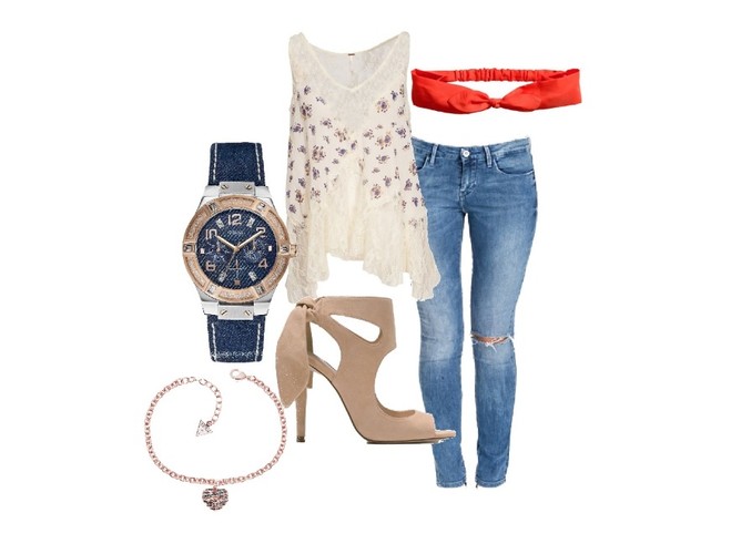 STYLIZACJE z dżinsami na lato 2015
