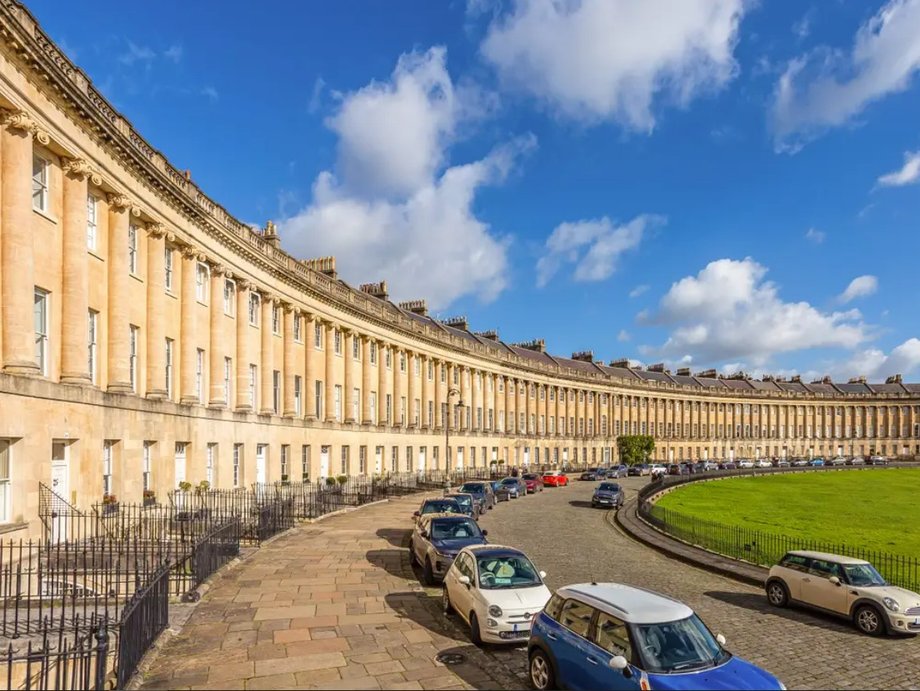 Royal Crescent w Bath