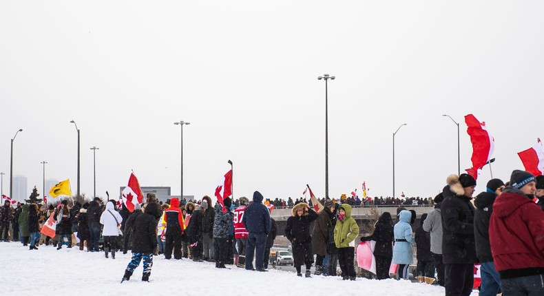 More protests are expected in Toronto and Ottowa.