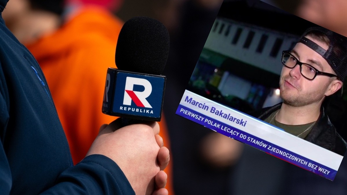 "Polak bez wizy" dostał pracę w TV Republika