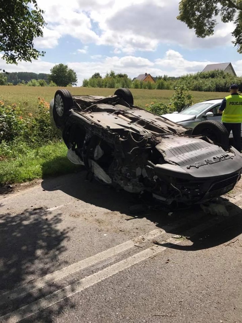 W wypadku koło Sierakowic ucierpiało dwoje dzieci