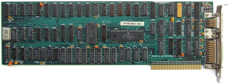 IBM Monochrome Display Adapter (1981)