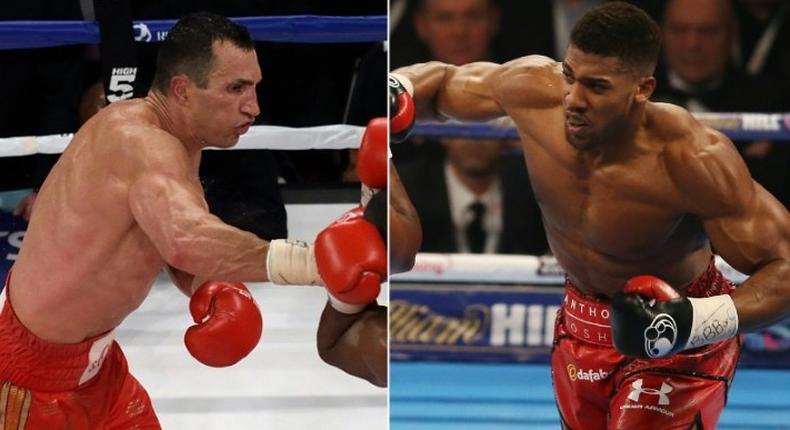 Wladimir Klitschko (left) could face Anthony Joshua in a heavyweight unification clash in 2017