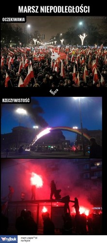 Marsz Niepodległości;mem