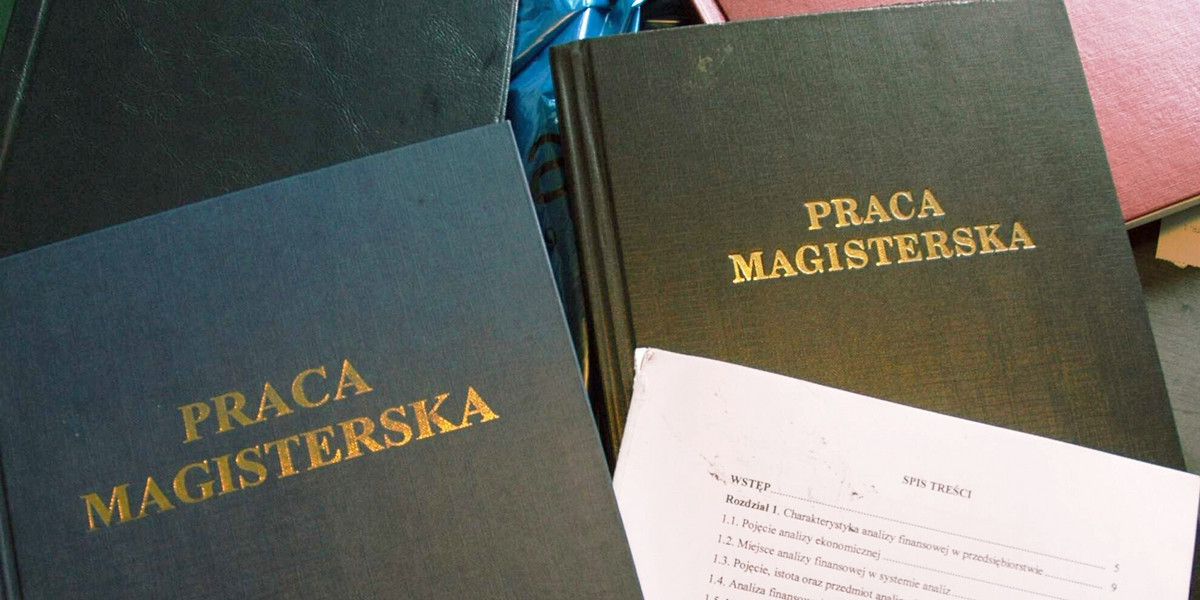 praca magisterska