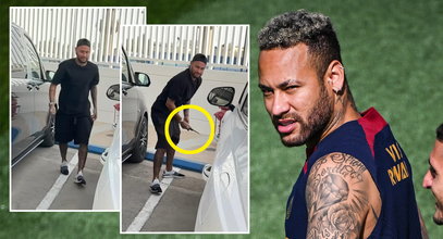 Neymar oszalał? W odpowiedzi na niewinny żart chwycił nóż i ruszył do ataku!