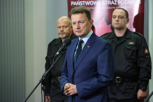 Minister spraw wewnętrznych i administracji Mariusz Błaszczak