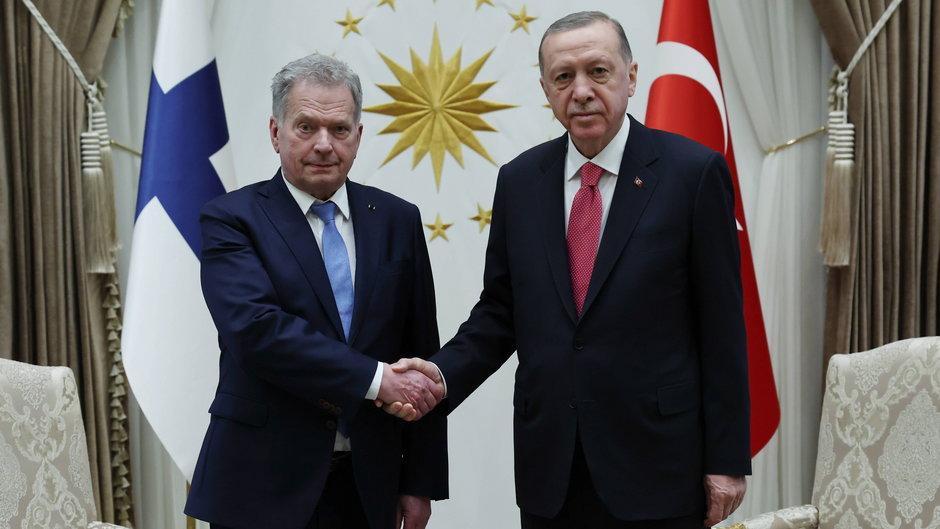 Prezydent Finlandii Sauli Niinisto z wizytą w Turcji na zaproszenie jej prezydenta Recepa Tayyipa Erdogana