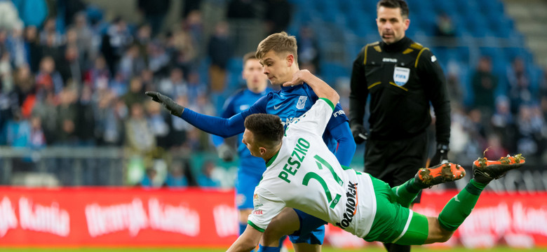 Ekstraklasa: Efektowne zwycięstwo Lecha. Lechia coraz bliżej strefy spadkowej