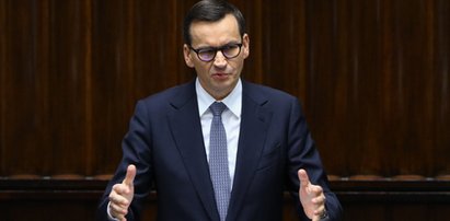 Zakończyło się wystąpienie premiera Morawieckiego w Sejmie. "Polska jest bezpieczna"