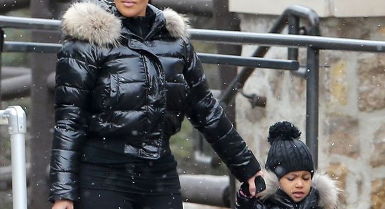 Kardashian family on Ski trip