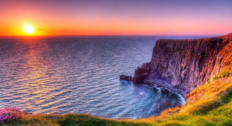 The Cliffs of Moher.Shutterstock/Patryk Kosmider