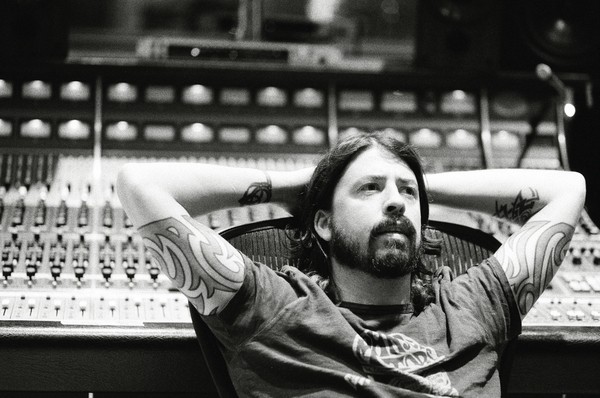 Dave Grohl podczas pracy nad 'Sound City'