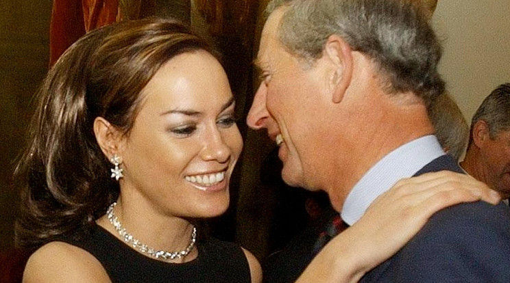 Károly herceg és keresztlánya /Fotó: AFP