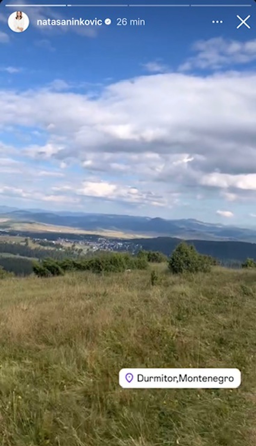 Nataša Ninković sa suprugom odmara na Durmitoru