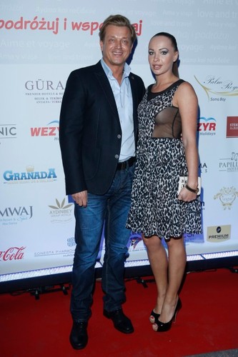 Jarosław Jakimowicz z partnerką