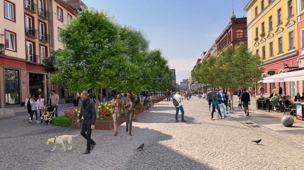 Na Świdnickiej będzie zielono i znacznie przyjaźniej w upalne dni