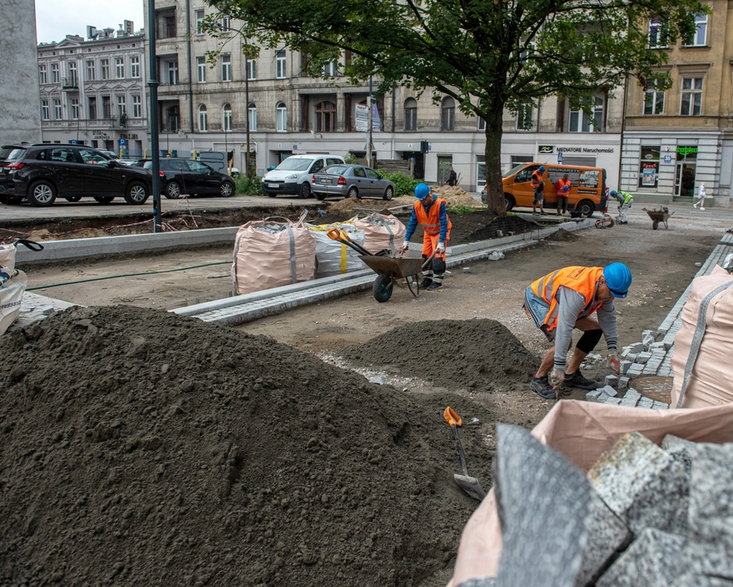 Trwa budowa nowych ulic w Łodzi